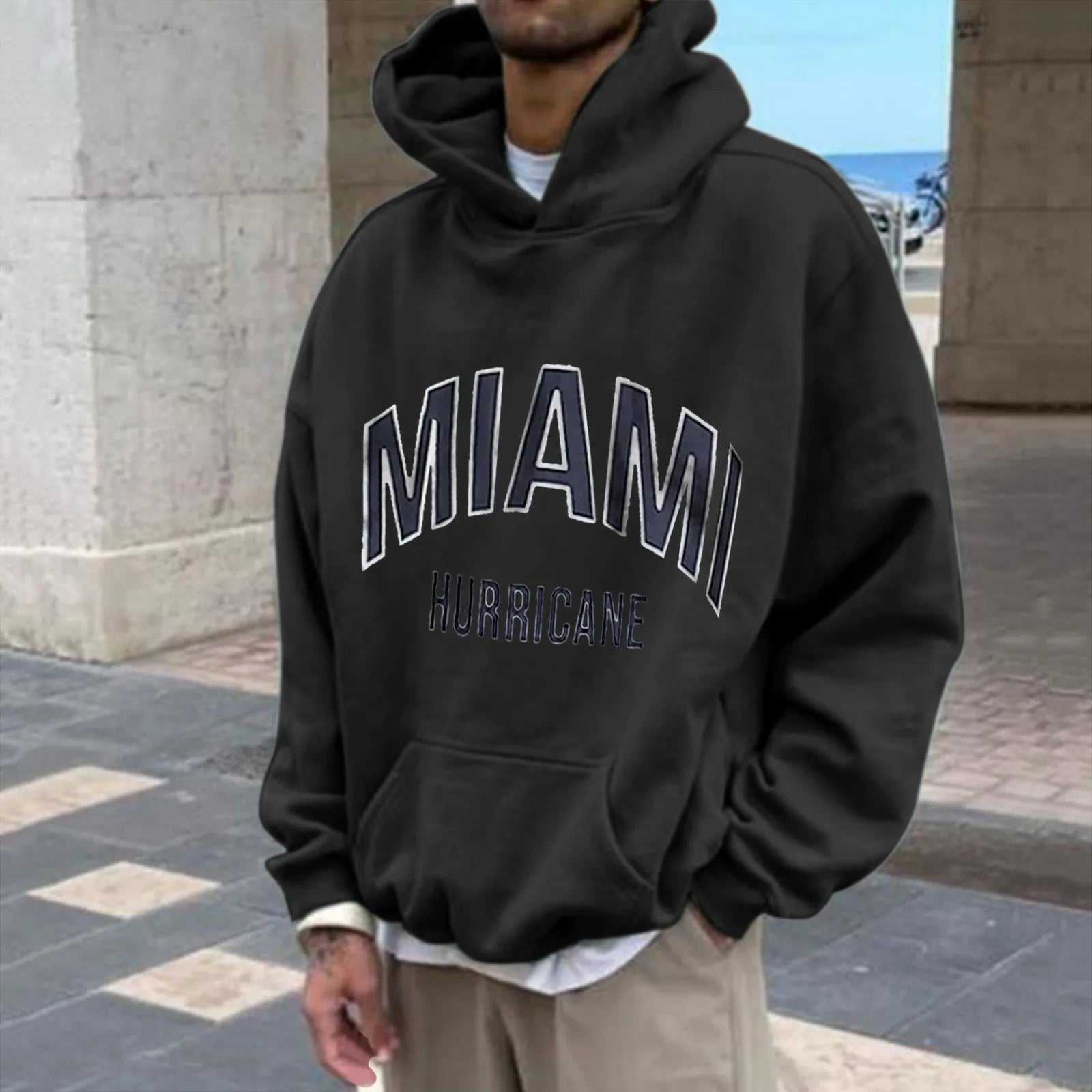 2024 Miami Letter Printed Hoodies For Men Streetwear 20 Ryan fashion product Ryan fashion product 14:771#Beige;200007763:201336106;5:4183#XXXL 20 $ Ryan fashion product