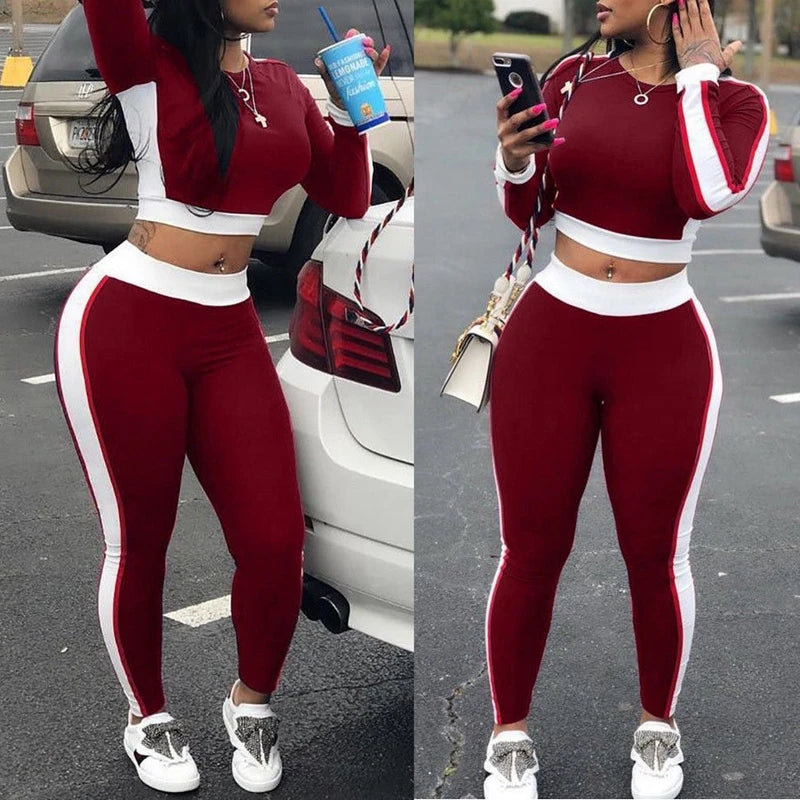 2024 Hot Sale Autumn Spring Women Two Pieces Casual Tracksuit -Ryan fashion product