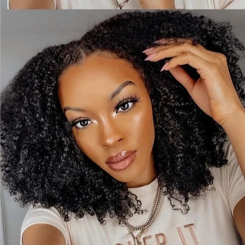 Shape Wig Afro Kinky Curly Human Hair For Women-Ryan fashion product