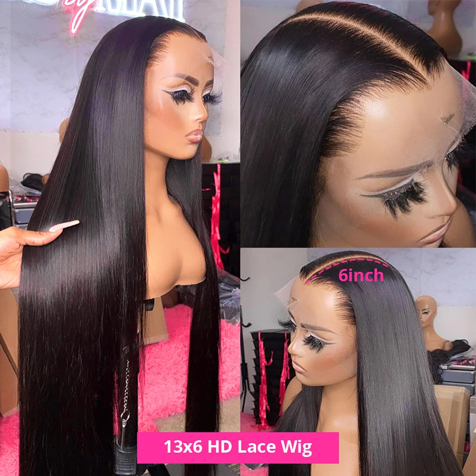 Lace Frontal Wig Bone Straight Human Hair Wigs Hair Wig-Ryan fashion product